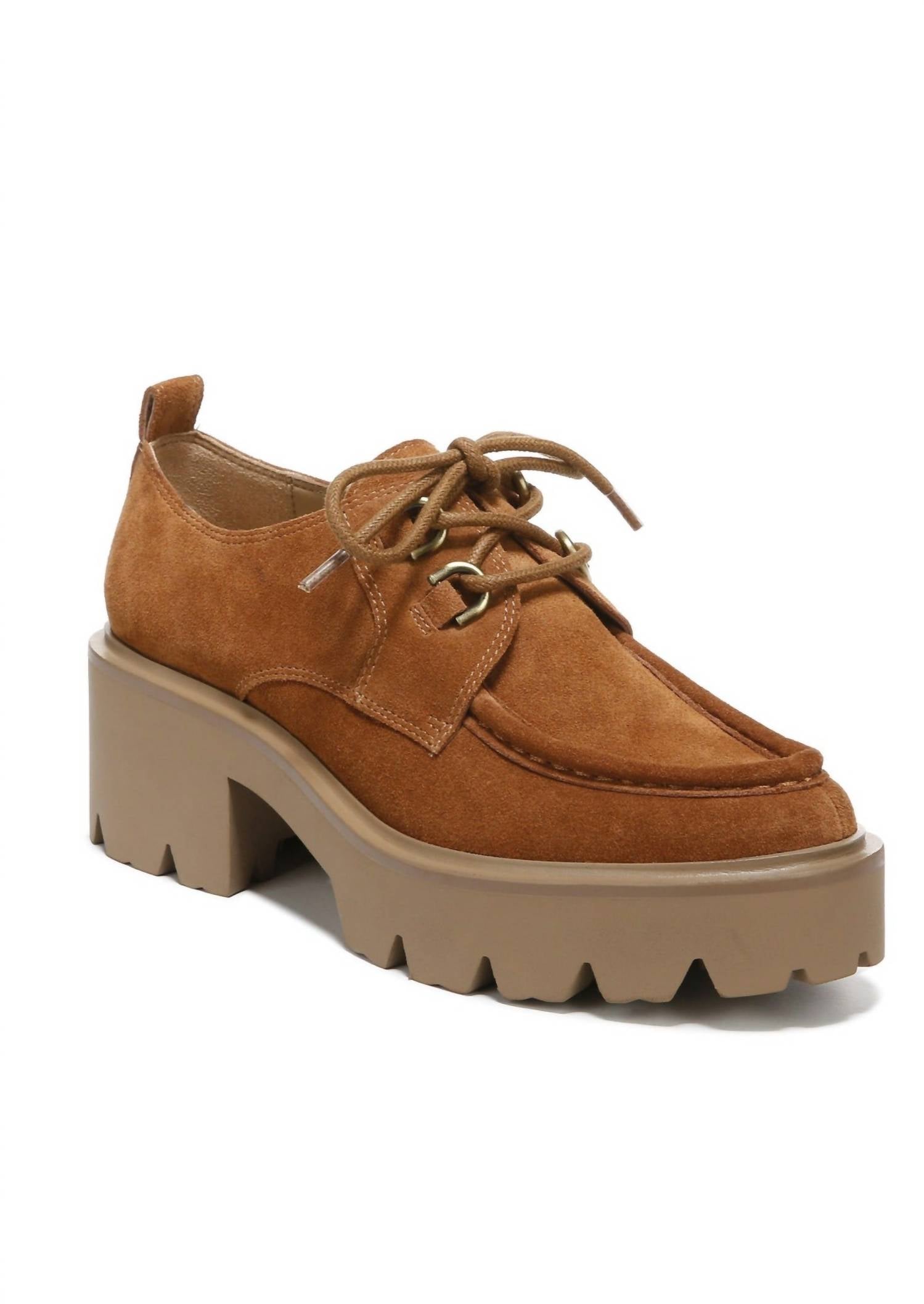 Женские лоферы Monna на массивной подошве, цвет Frontier Brown Sam Edelman