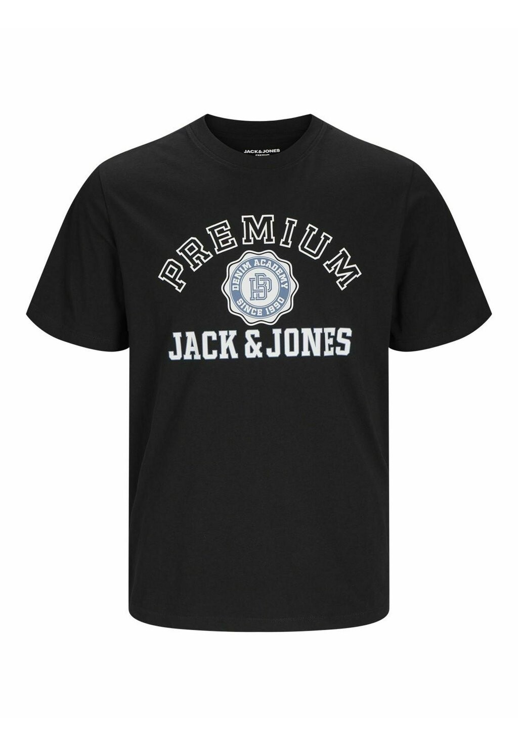

Футболка с принтом RUNDHALS Jack & Jones PREMIUM, черный
