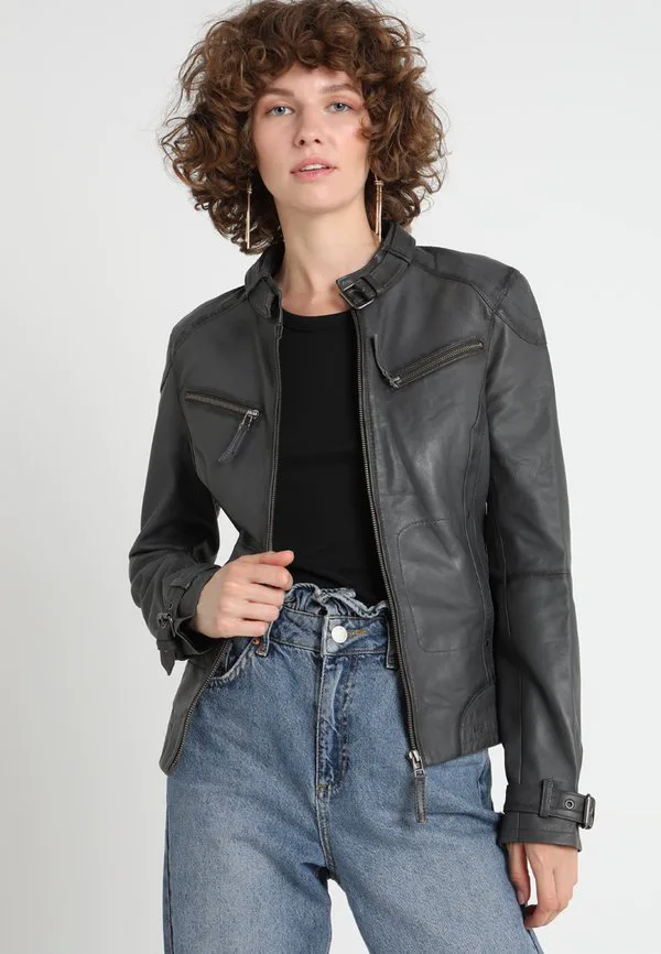 

Кожаная куртка райаны Maze, Dark Grey