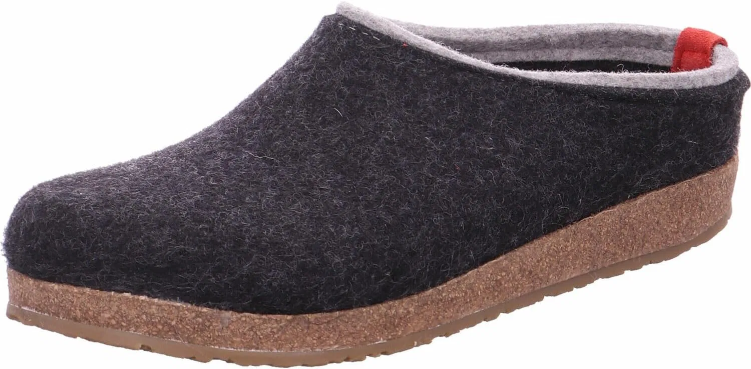 Унисекс тапочки Haflinger Kris Grizzly для взрослых, 2-Graphitegray