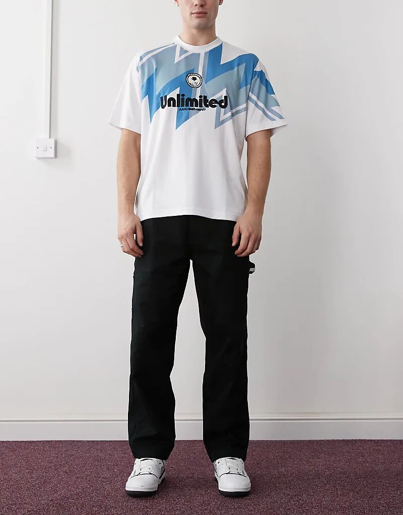 

Aape by A Bathing Ape свободные рабочие джинсы черного цвета