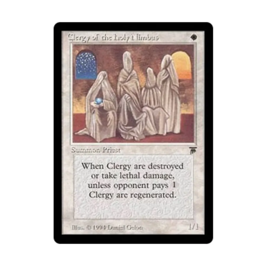 

CCG Духовенство Святого Нимба (итальянский) (C), MTG - Foreign - Legends (Italian)