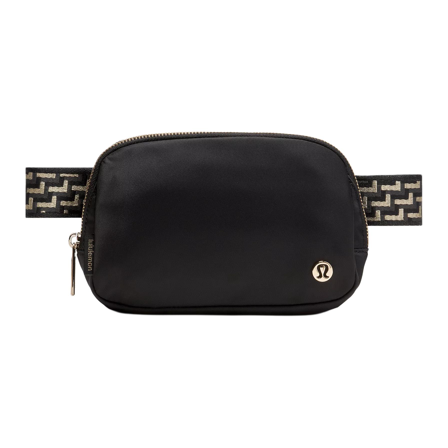 

Lululemon Кроссбоди Everywhere Nylon Polyester, поясная сумка женская Black & Stone Ink & Gray & Gold