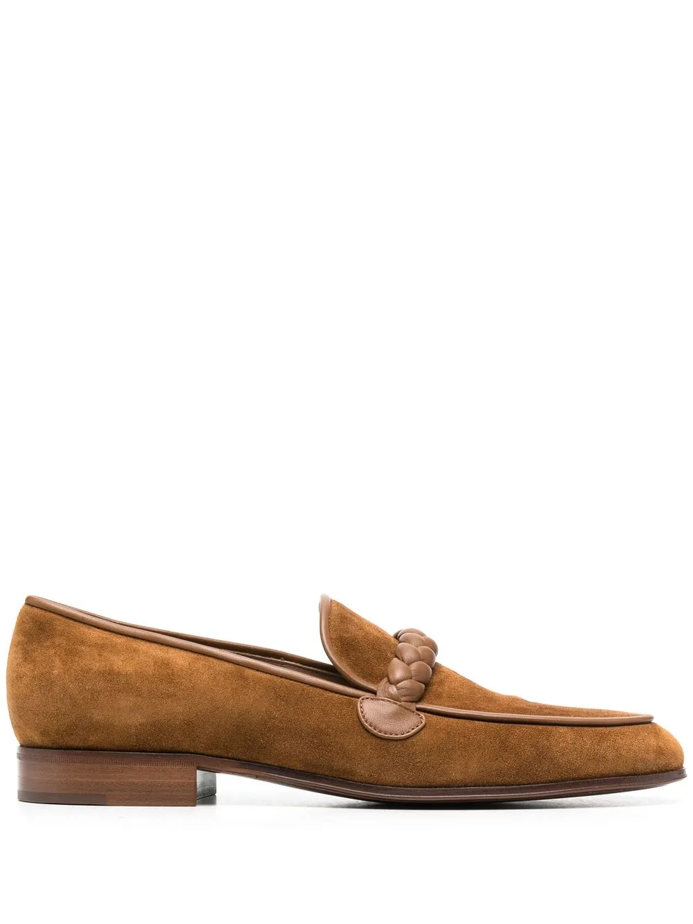 

Лоферы Massimo с плетением Gianvito Rossi, коричневый