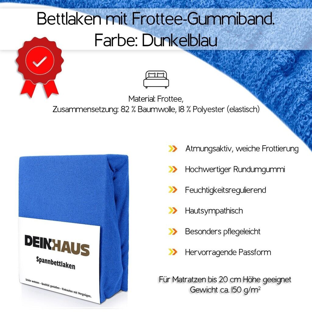 

Простыня махровая на подкладке простыня ХЛОПОК цвета простыня темно-синяя 140х200 DH DEIN . HAUS, Синий, Простыня махровая на подкладке простыня ХЛОПОК цвета простыня темно-синяя 140х200 DH DEIN . HAUS