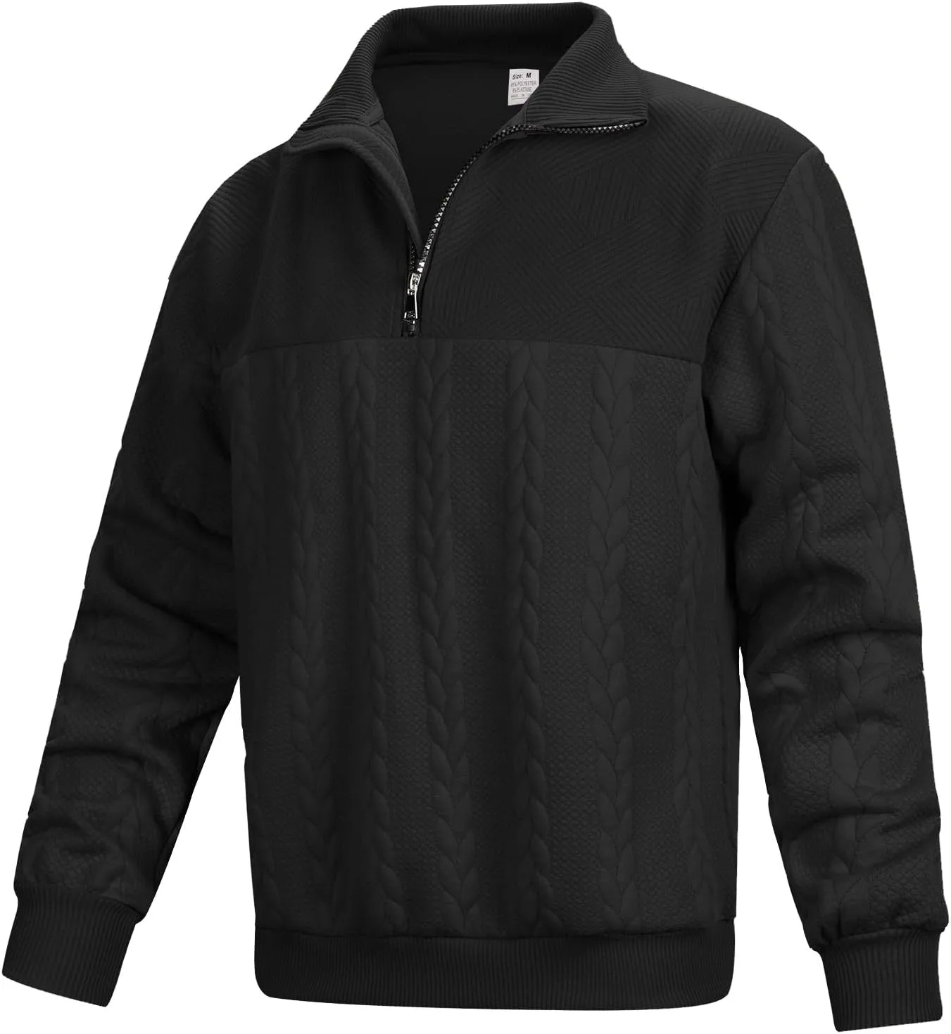 

MANLUODANNI мужской свитер с четвертью молнии легкий вязаный поддевка стеганый пуловер с длинным рукавом повседневный джемпер