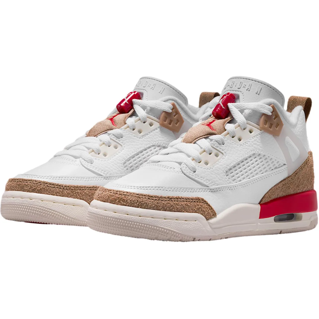 Jordan Spizike Support Low top детские баскетбольные кроссовки White Umber Unisex — фото 3