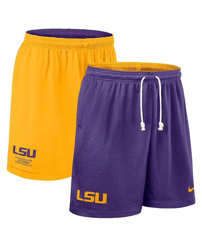 

Мужские реверсивные шорты для тренировок LSU Tigers 2025 в фиолетово-золотом цвете Nike