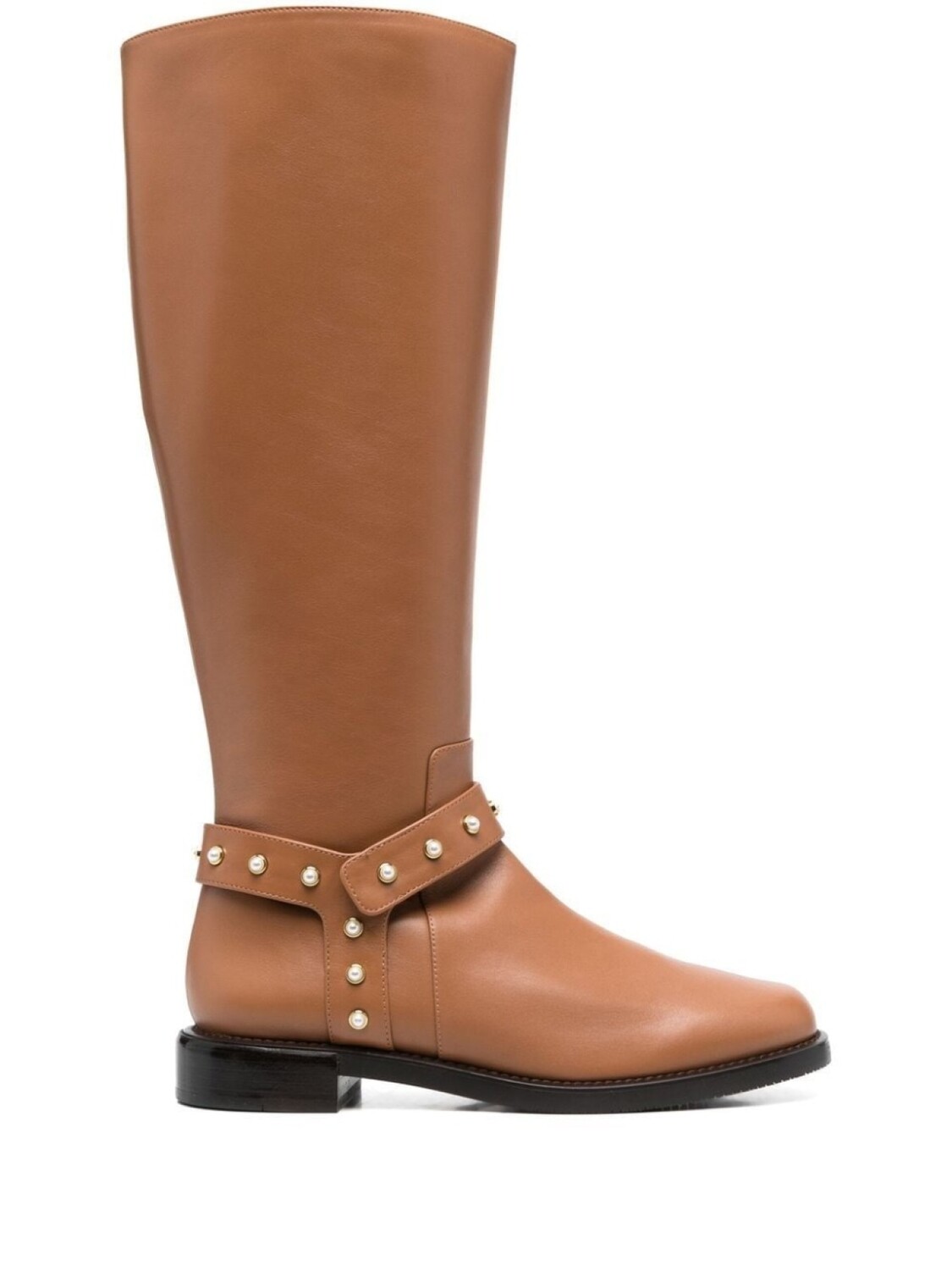 

Stuart Weitzman сапоги с заклепками, коричневый