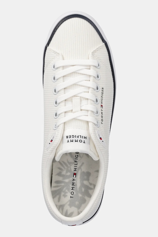 Кроссовки TH HI VULC CORE LOW II с сетчатыми вставками Tommy Hilfiger, бежевый — фото 4