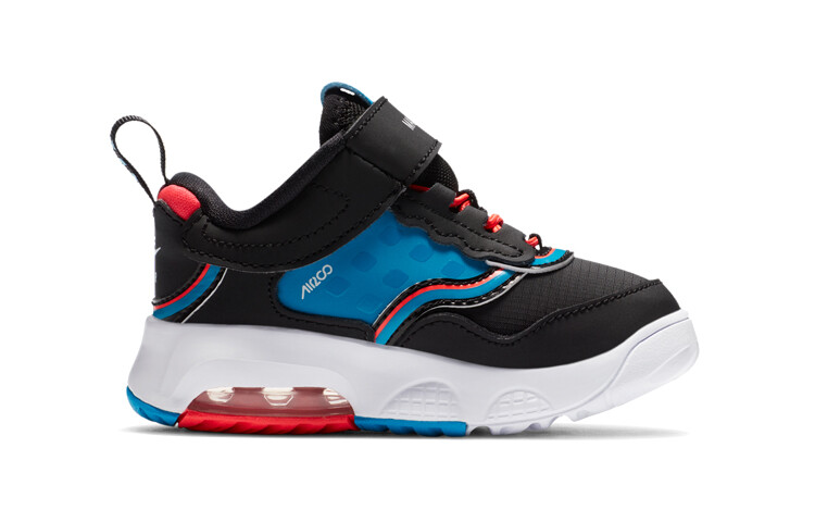 Кроссовки Jordan Maxin 200 Toddler Shoes TD Low-top Black/Blue/Red — фото 2