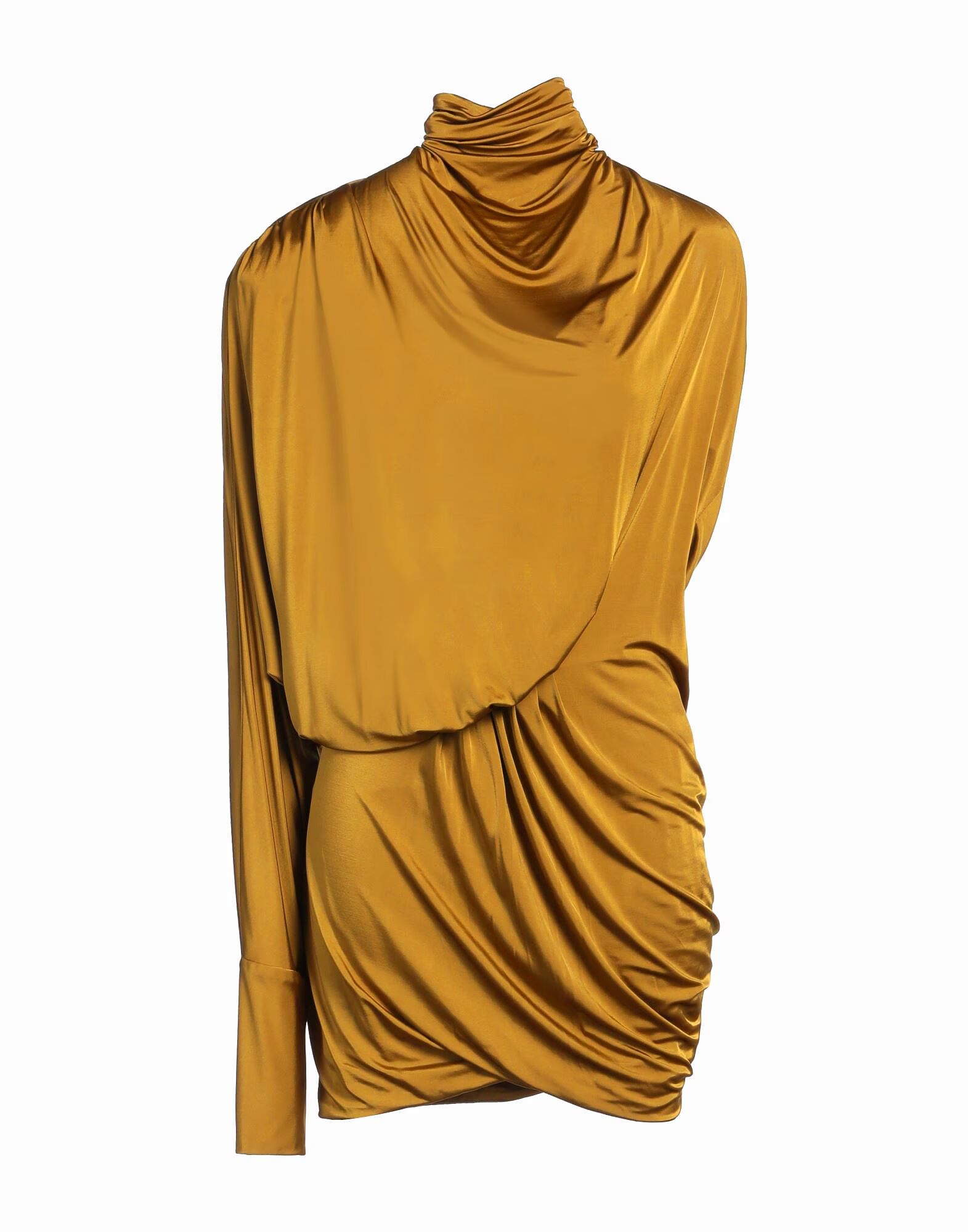 

Мини-платье Alexandre Vauthier, горчичный