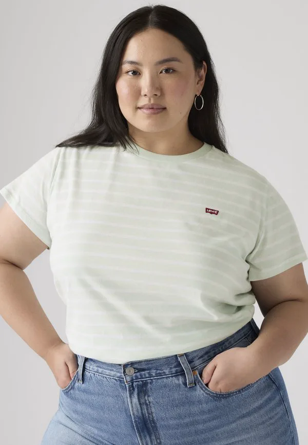 Футболка с принтом "идеальная команда" Levi'S Plus, Pale Blue — фото 3