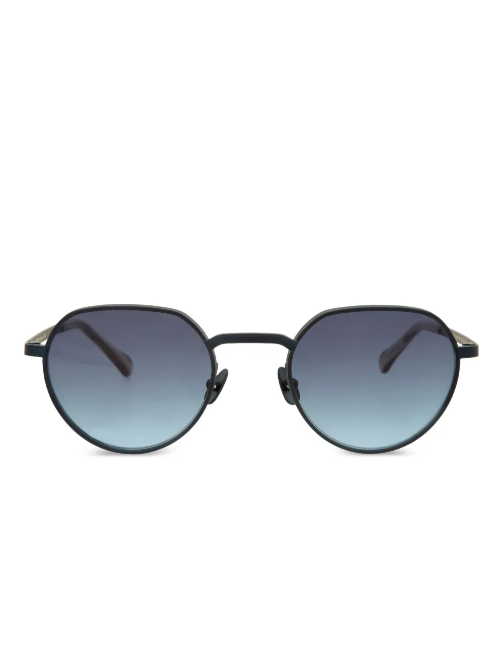 

Солнцезащитные очки в круглой оправе Moscot, синий
