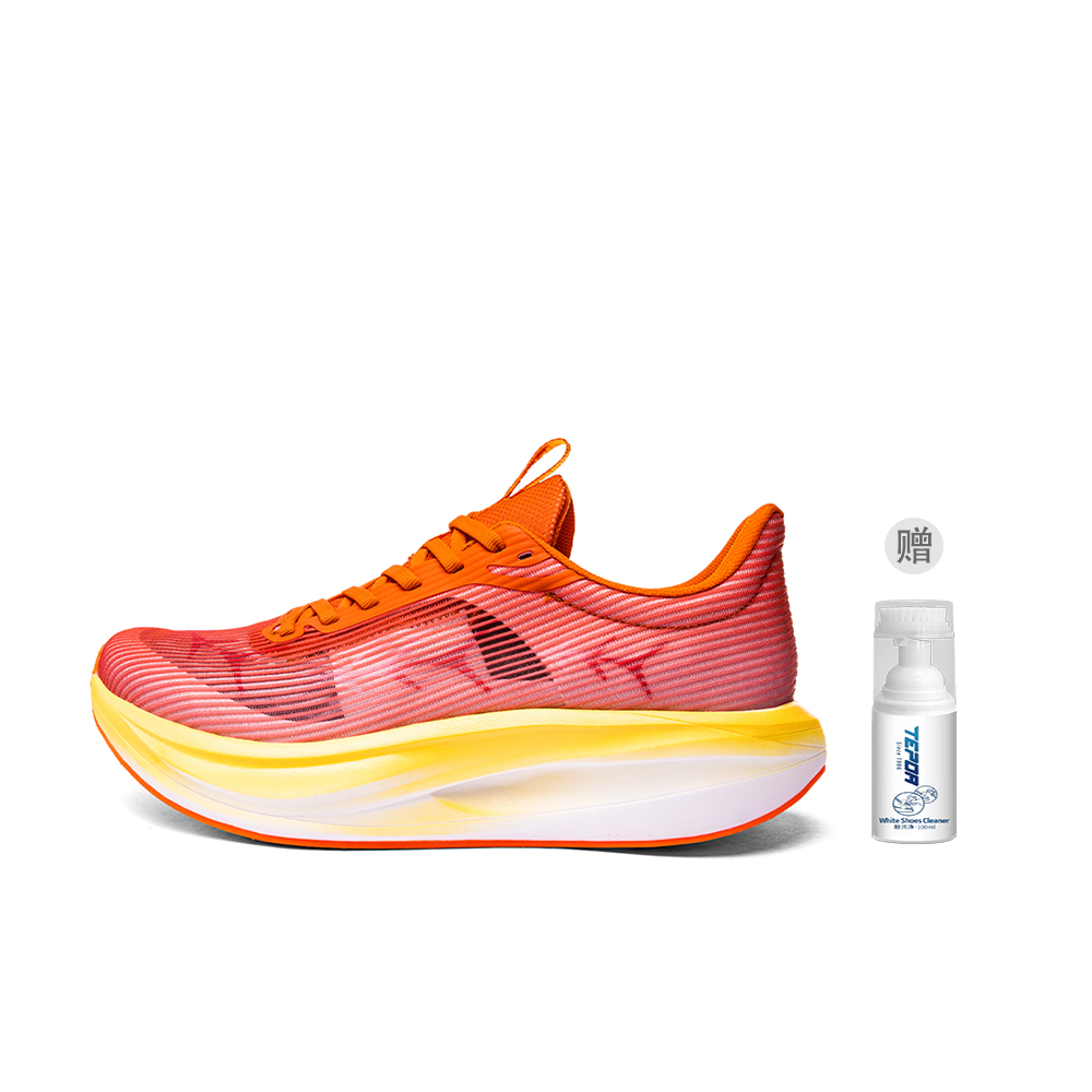 

Унисекс, с увеличенной высотой амортизации, износостойкие, легкие, дышащие, с золотистой карбоновой пластиной Tepor, starry оранжевый+[free shoe cleaning tool]
