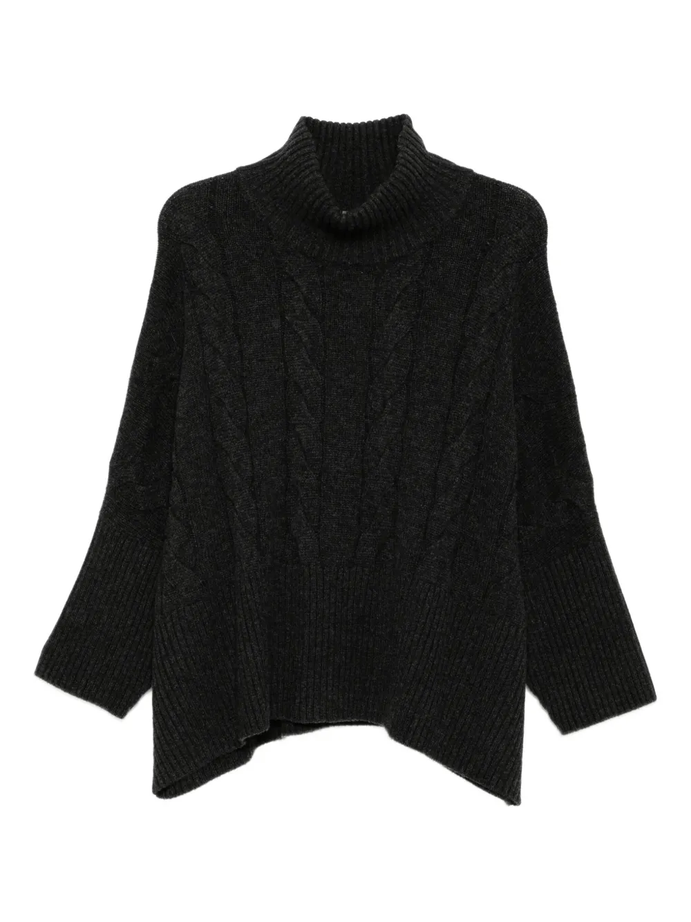 

Фактурный свитер N.Peal, черный