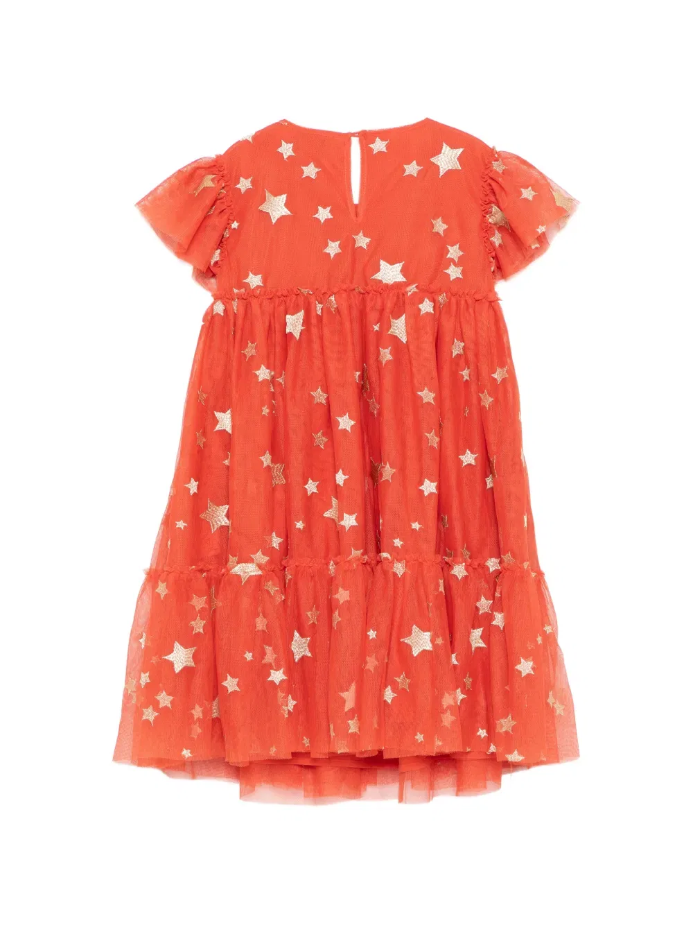 Платье, вышитое звездами Stella Mccartney Kids, красный — фото 2