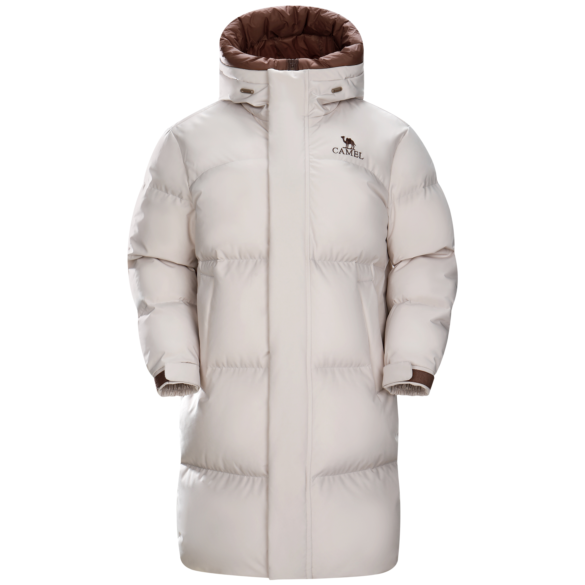 

Пуховик женский CAMEL, Oak Gray/Coffee Brown