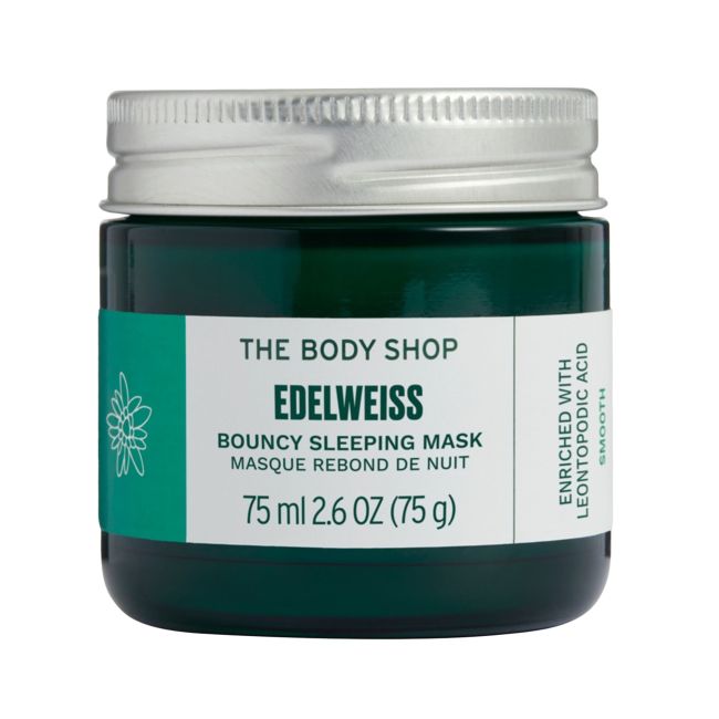 

Упругая ночная маска для лица Edelweiss The Body Shop, 75 мл