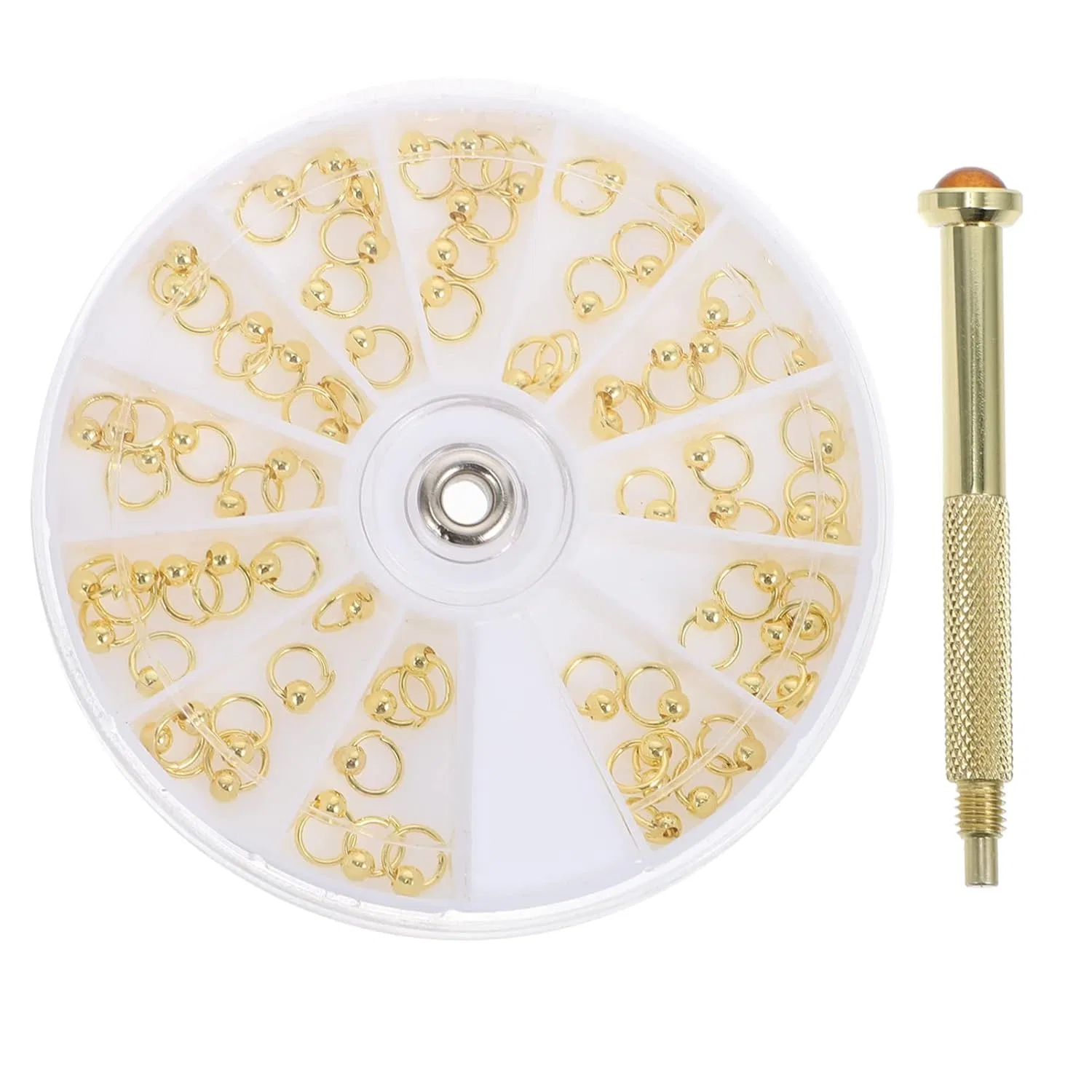 Набор из 10 подвесок для пирсинга ногтей Nail Art Dangle Nail Charms Lurrose