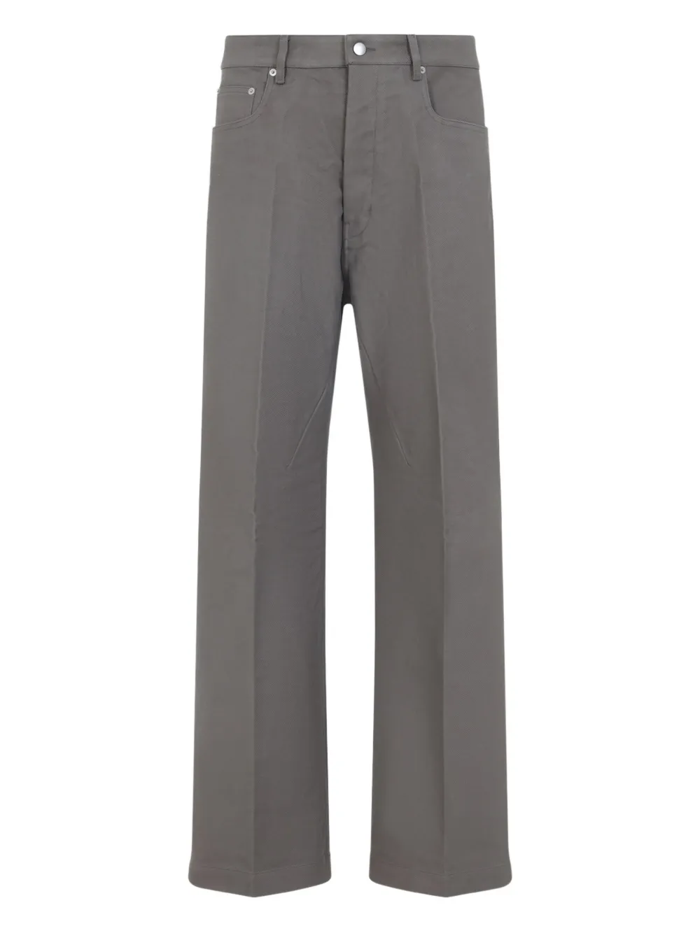 

Джинсы из хлопка прямого кроя Rick Owens, серый