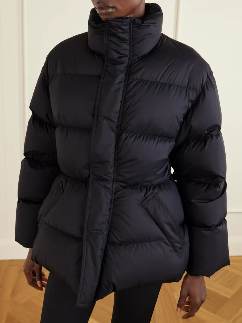 Стеганая пуховая куртка из рипстопа с утеплителем BALENCIAGA, черный — фото 3
