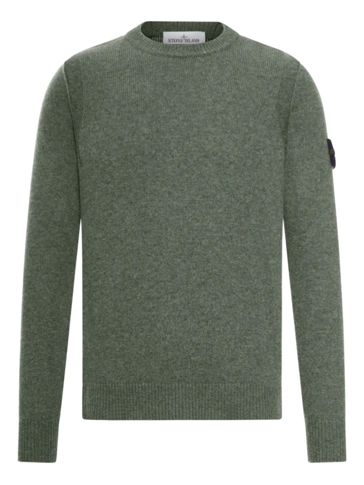 

Свитер с круглым вырезом Stone Island, зеленый