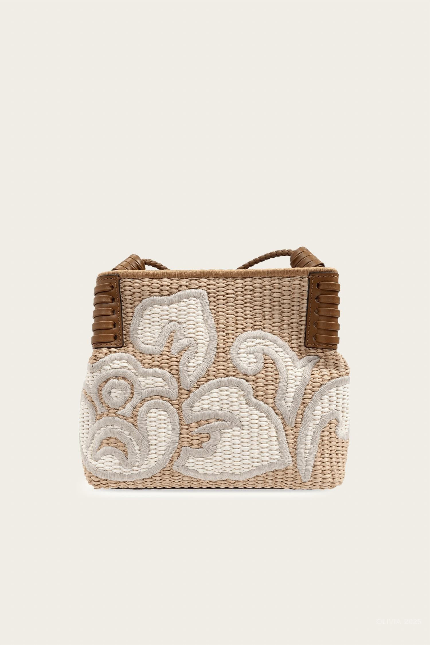 

Женская сумка-кроссбоди Libra Raffia в натуральном белом Etro