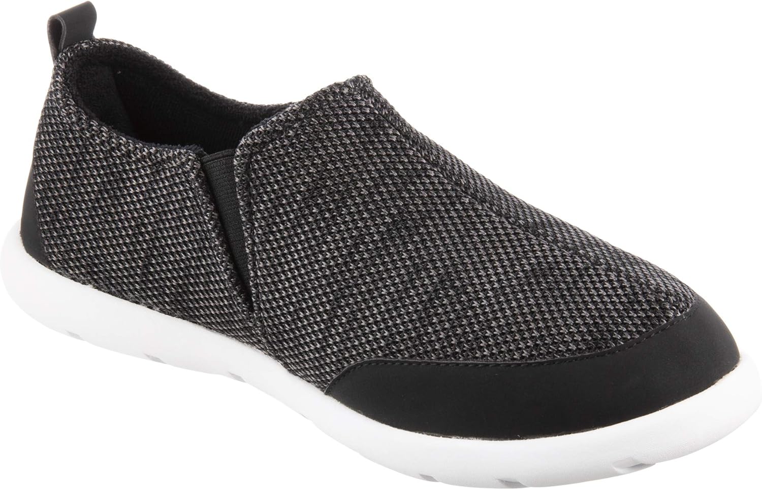 Мужские кроссовки Zenz Active Slip-On: ультра-мягкие повседневные кроссовки с гибкой поддержкой и дышащей сеткой Isotoner, черный — фото 2