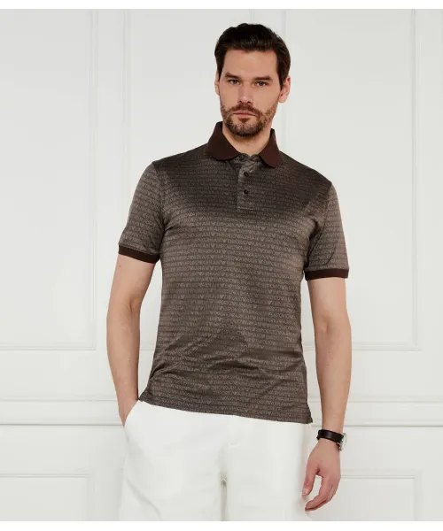 

Футболка поло Regular fit Emporio Armani, коричневый
