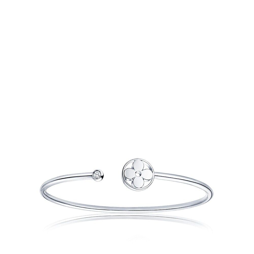 

Браслет Idylle Blossom Twist, белое золото Louis Vuitton, серебряный