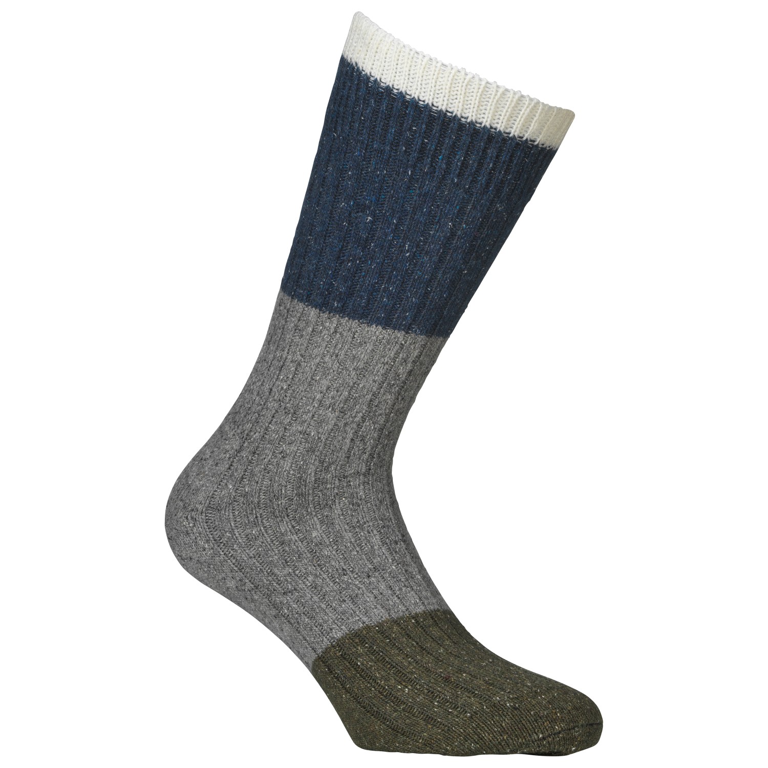 

Многофункциональные носки Alpacasocks&Co Merino Block, цвет Latte/Blue/Grey/Dark Green