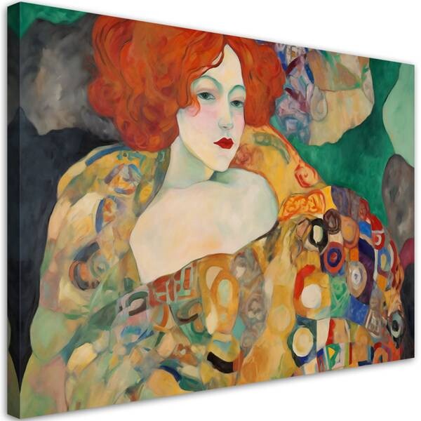 

Картина арт-принт KUNSTLOFT Klimt - Red-haired Woman, многоцветный