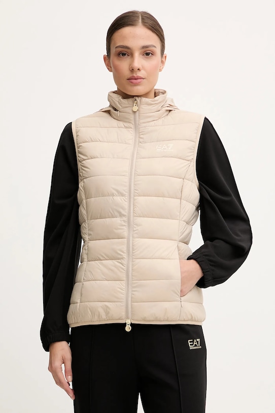 

Жилет Ea7 Emporio Armani, бежевый