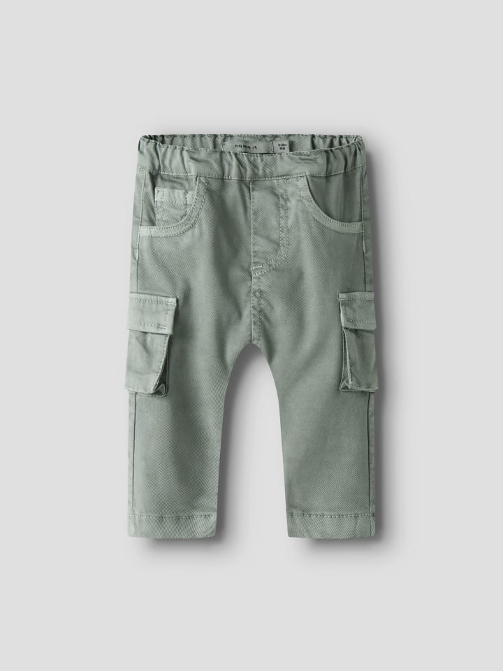 Name it Широкие брюки NBMBEN BAGGY CARGO TWI PANT в тени — фото 3