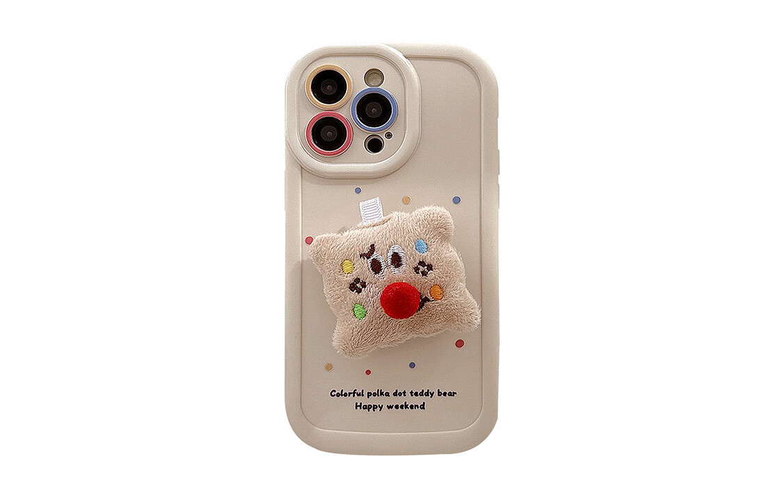 

US8ACC чехол для телефона, Three-dimensional plush biscuit phone case
