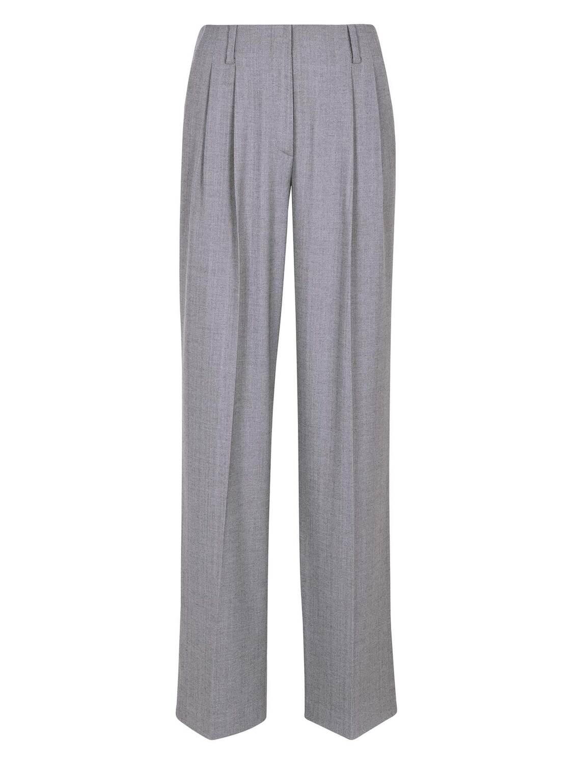 

MADELEINE Широкие брюки со складками спереди в цвете Stone