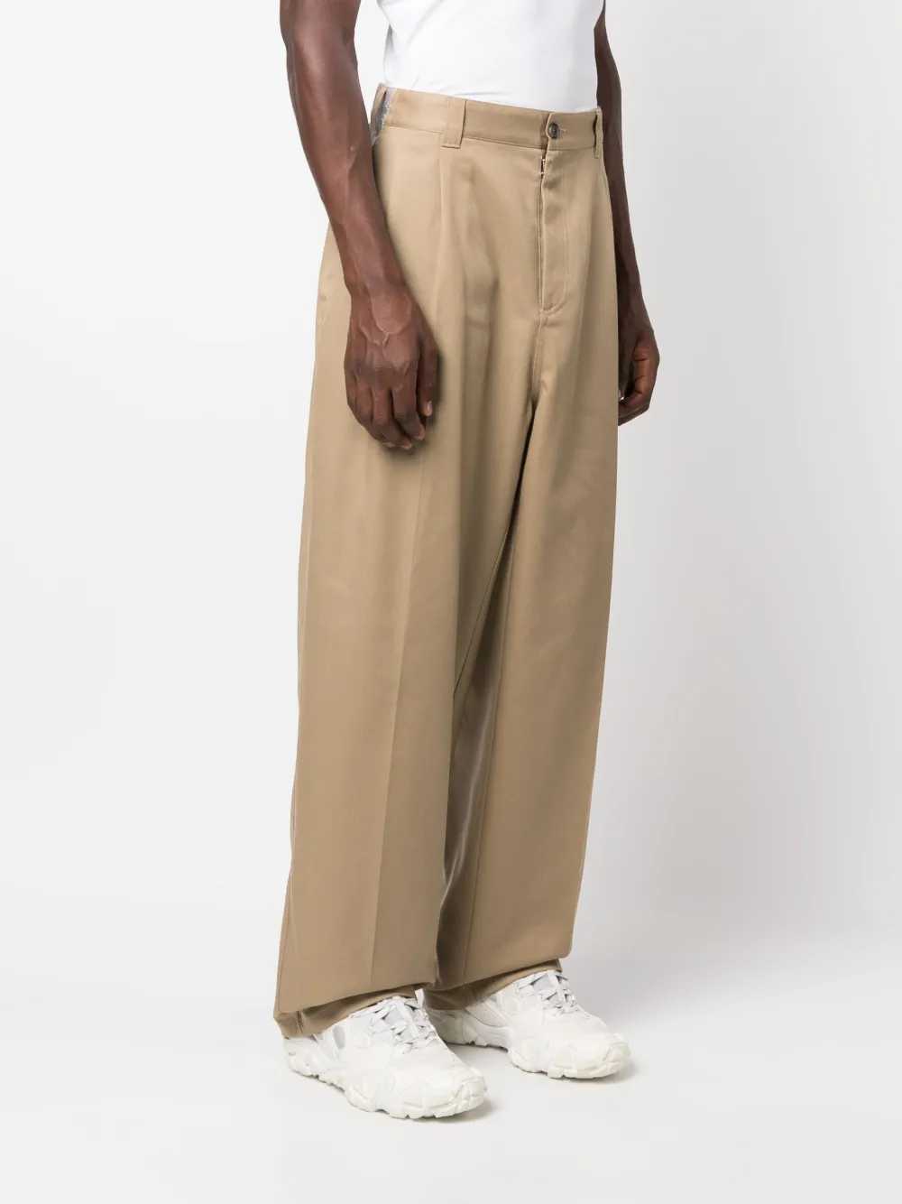 Брюки в клетку из коллаборации с Pendleton MAISON MARGIELA, коричневый — фото 3