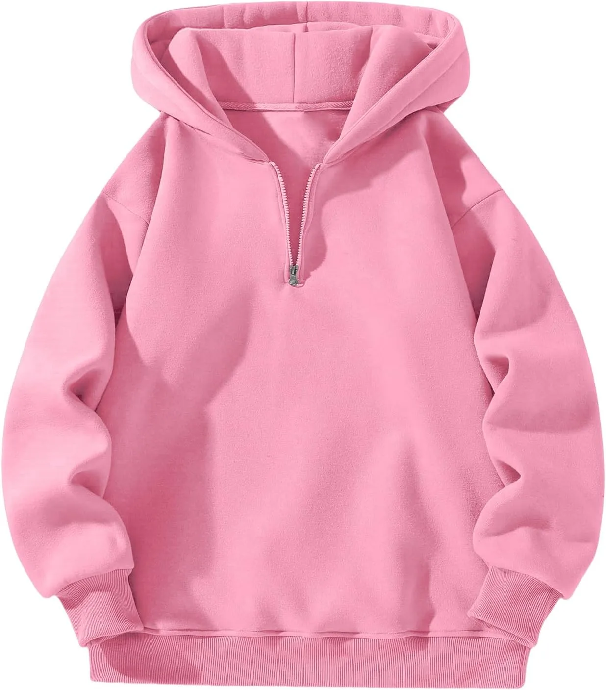 

Мужской оверсайз флисовый худи с четвертью молнией RSZGSWS