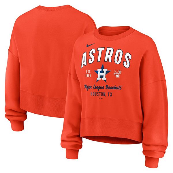 Женский оранжевый худи houston astros oversize Nike