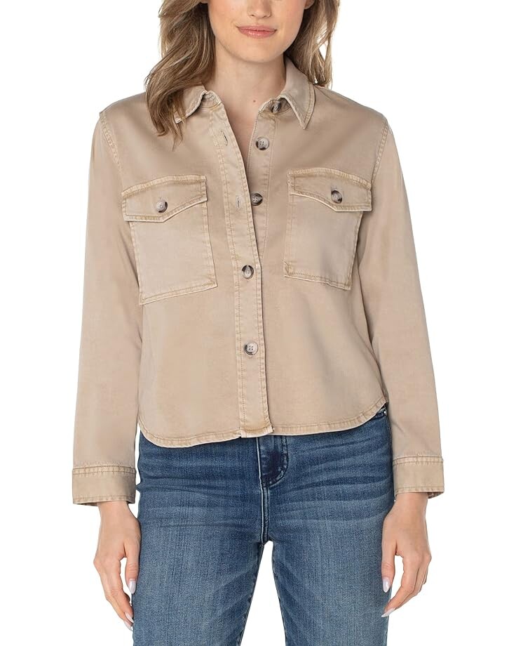 

Куртка Liverpool Los Angeles Cropped Shirt, цвет Biscuit Tan