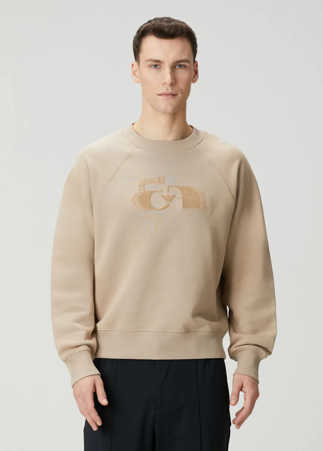 Свитшот Emporio Armani, bej
