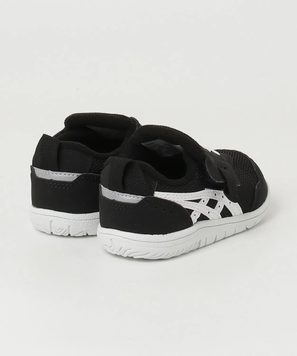 Детские кроссовки с липучкой ASICS MYSEL BABY, Black/White — фото 2