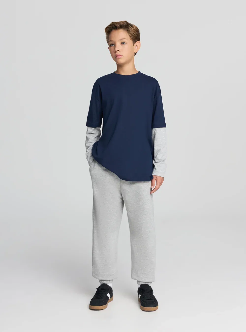 Комплект из 3 спортивных штанов Terranova, 1X Grey, 2X Blue