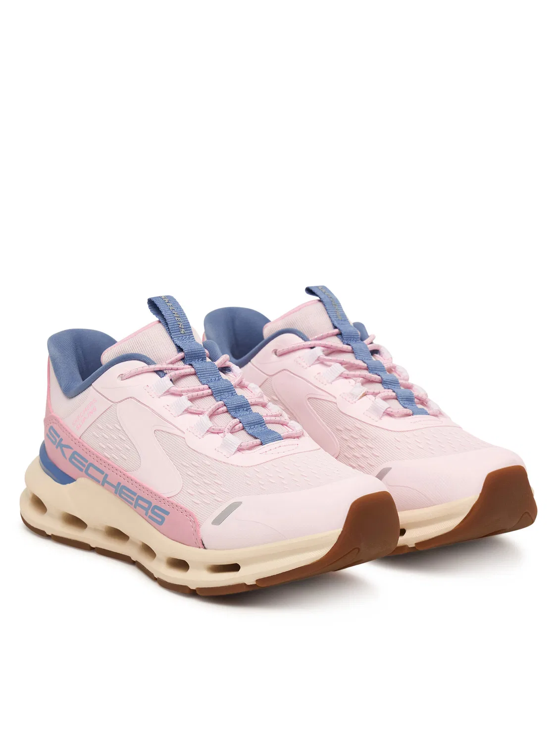 Кроссовки для девочки Glide-Step Vista Lane Skechers, розовый — фото 2