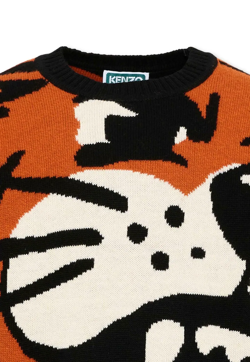 Джемпер Maglione унисекс Kenzo Kids, Orange — фото 3
