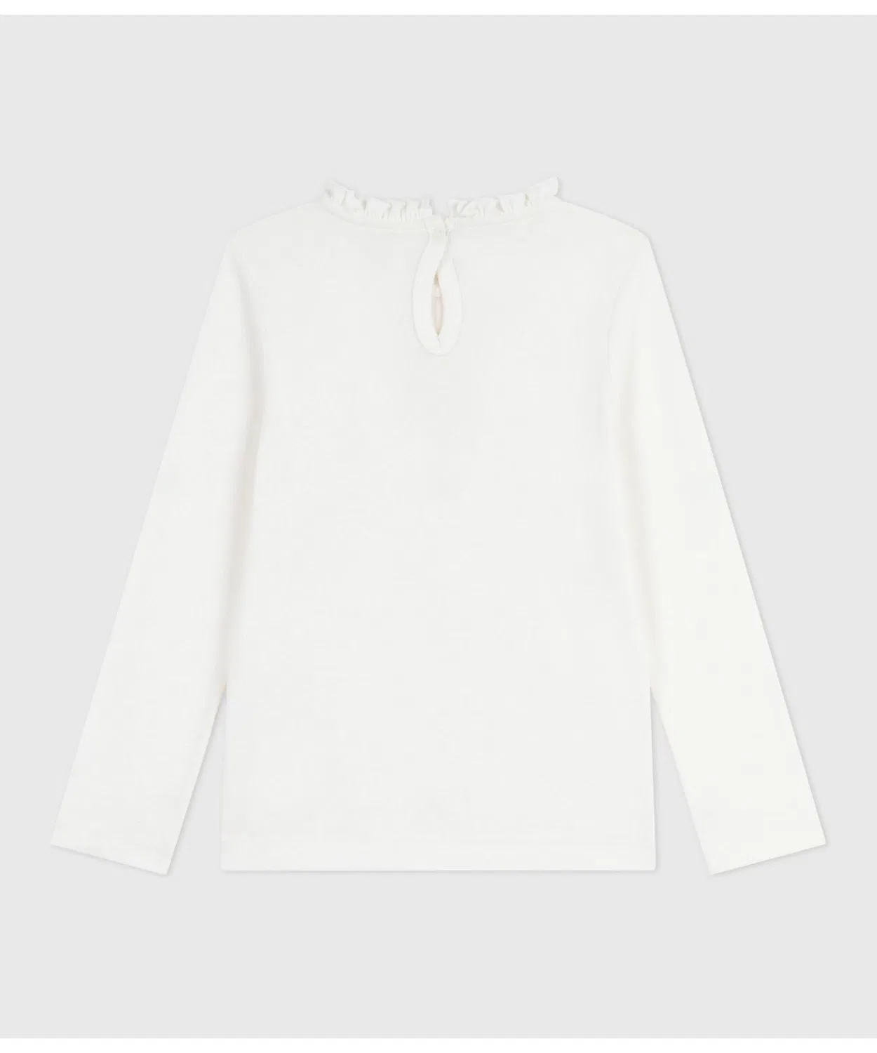 Детская футболка с длинным рукавомс принтом PETIT BATEAU, Light Pink — фото 2