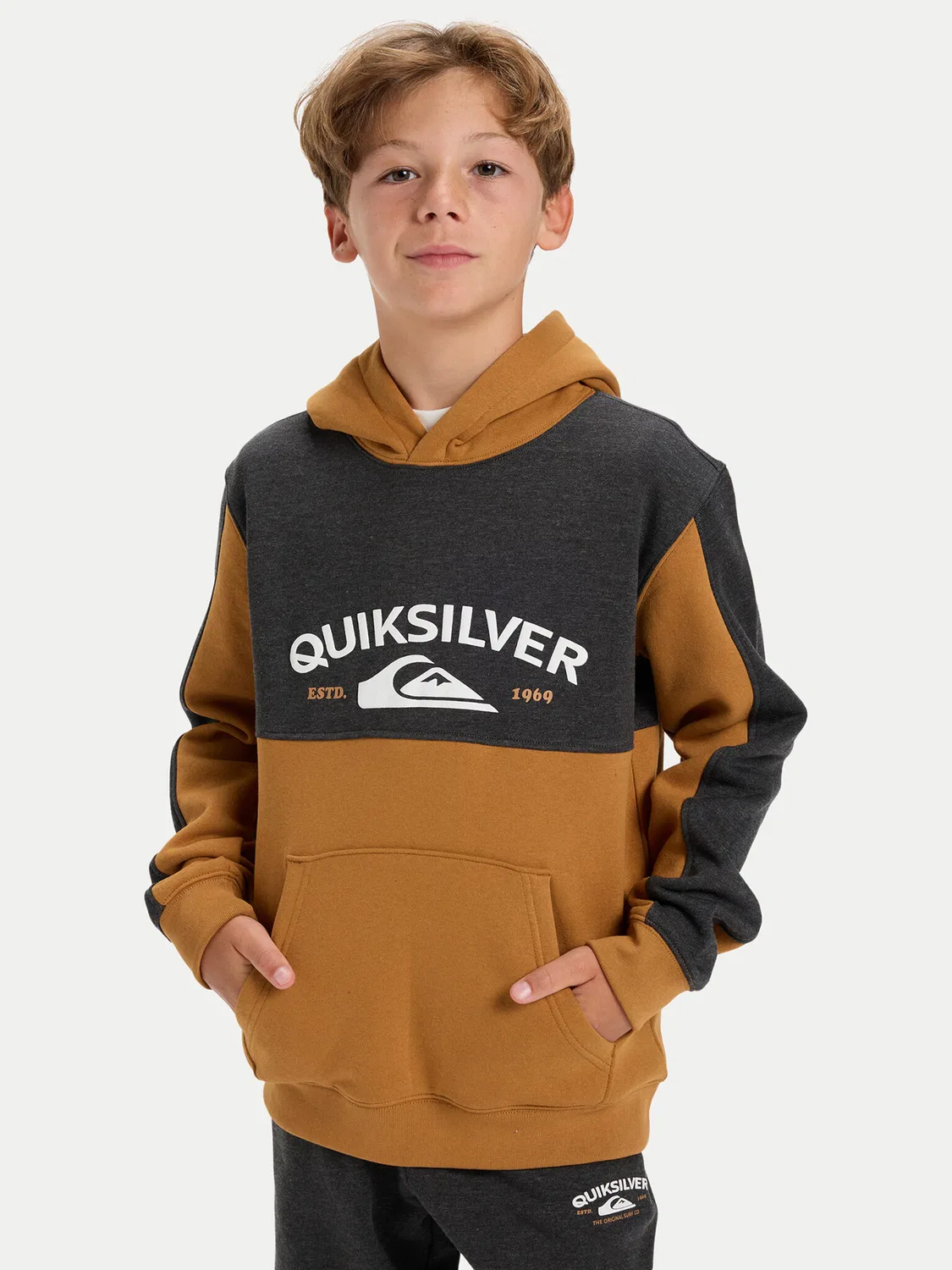 Толстовка стандартного кроя для мальчика Knowledge AreaYouth Quiksilver, разноцветный