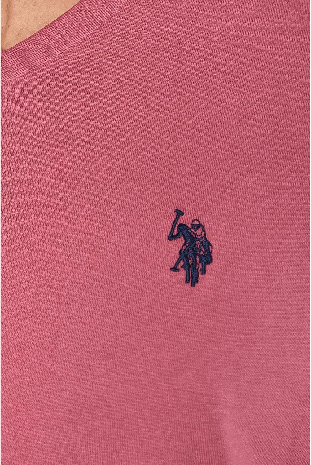 Мужская футболка-поло с V-образным вырезом, U.S. POLO ASSN., Arizona Rose — фото 2