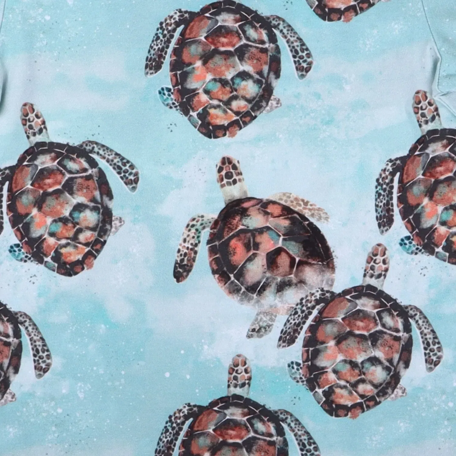 Леггинсы с принтом Sea Turtles Walkiddy, синий — фото 3